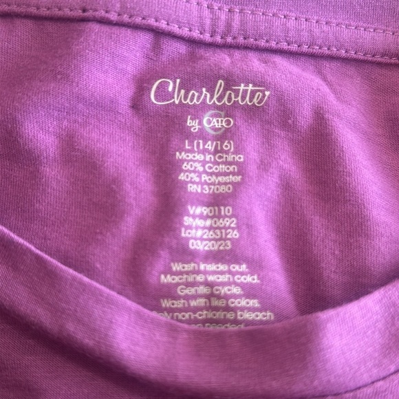 Charlotte by Cato Short Sleeve Top - Picture 7 of 7